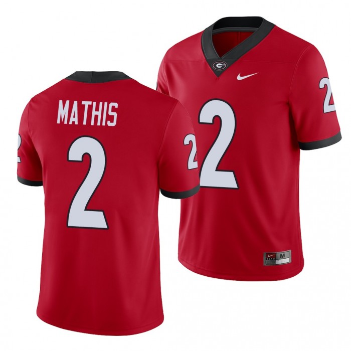 Georgia Bulldogs D'Wan Mathis Red College Football Men's Alumni Player ...